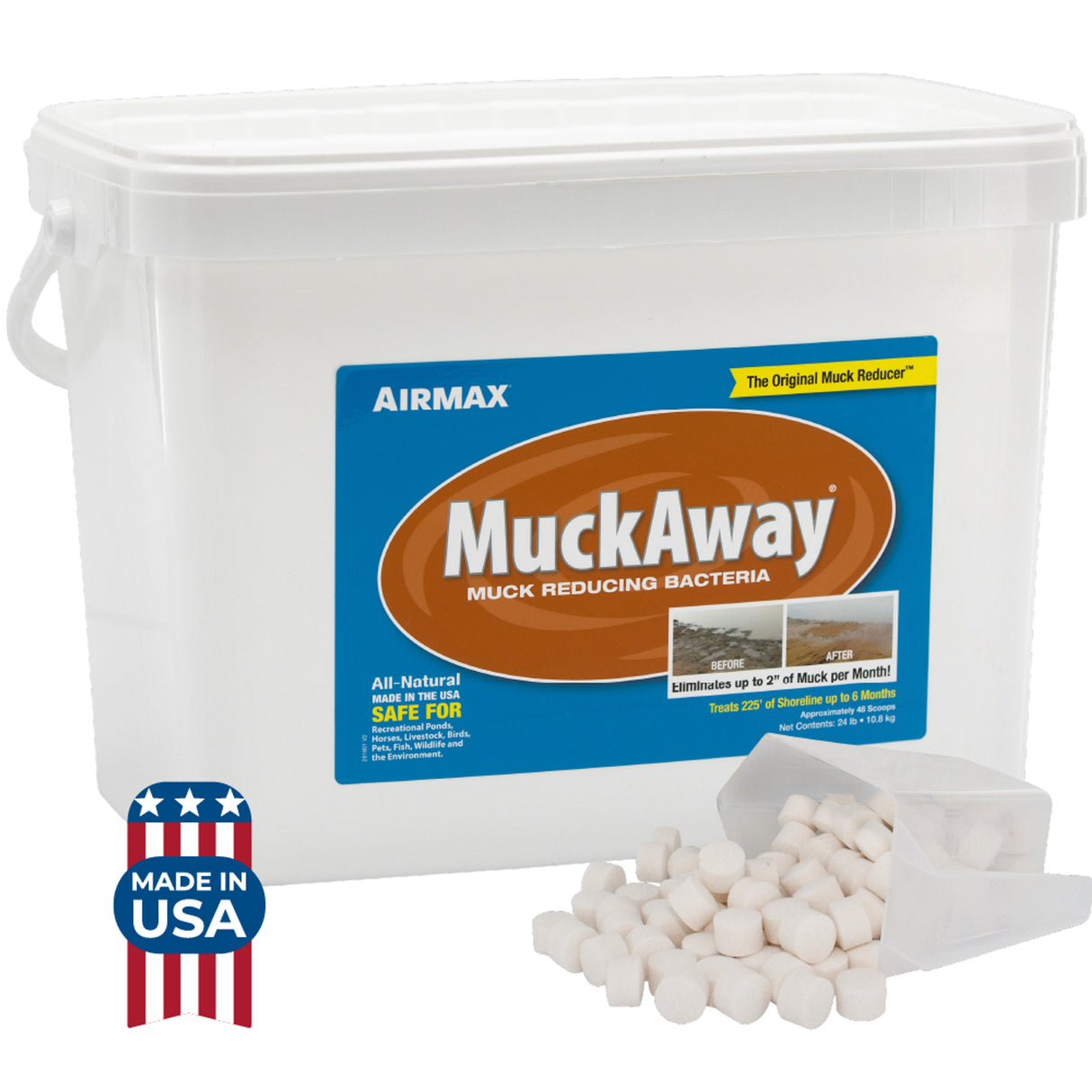 Airmax MuckAway Pond Cleaner and Muck Remover for Ponds