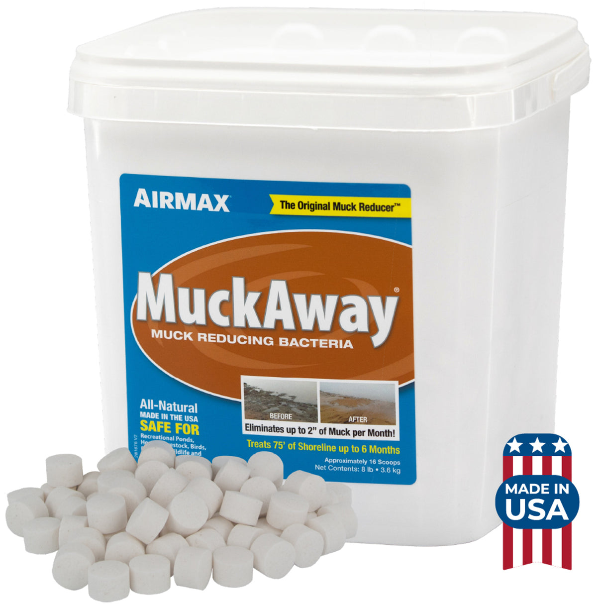 Airmax MuckAway Pond Cleaner and Muck Remover for Ponds