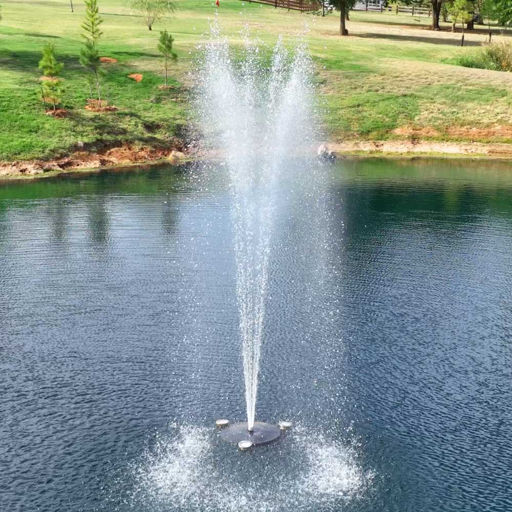 Eco Series 1/2 HP Pond Fountain, 4 Spray Patterns - 115V