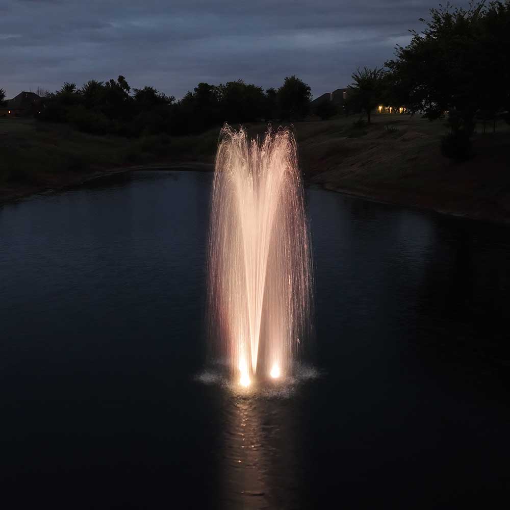 Eco Series 1/2 HP Pond Fountain, 4 Spray Patterns - 115V