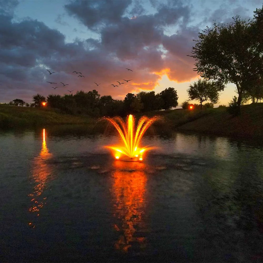 PondSelect Universal Color  Changing Fountain LED Lighting Kit