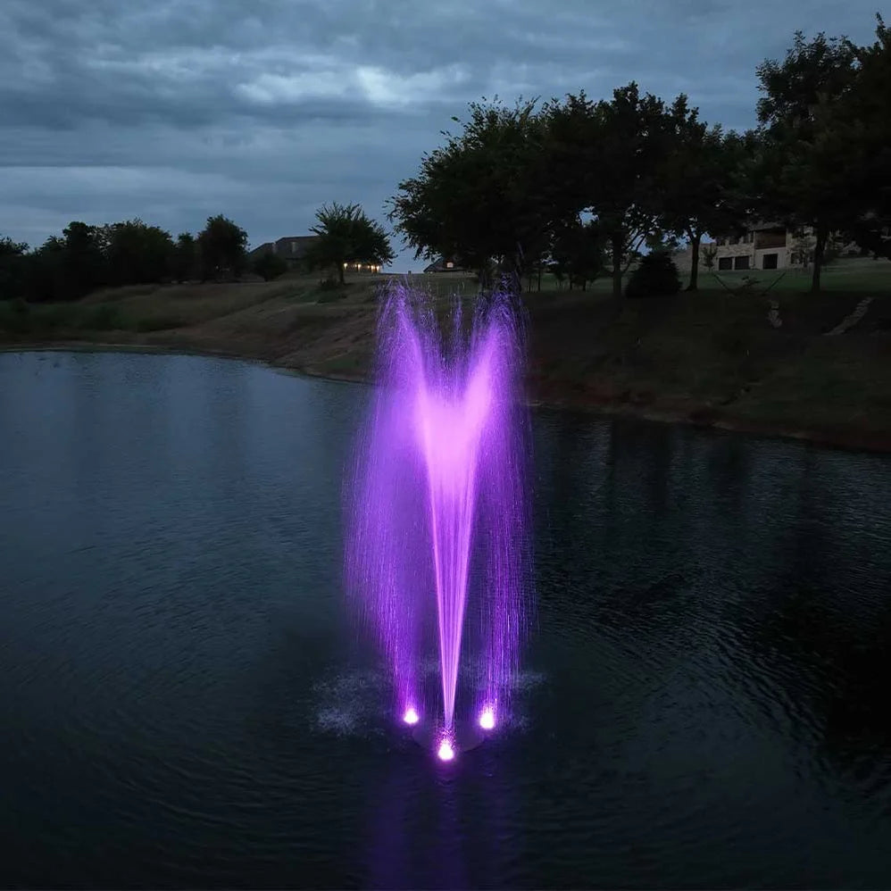 PondSelect Universal Color  Changing Fountain LED Lighting Kit