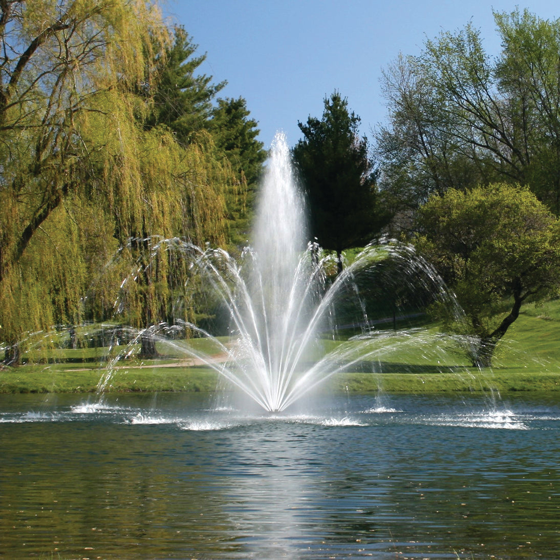Kasco J Series Decorative Floating Fountains for Small, Medium, and Large Ponds and Lakes