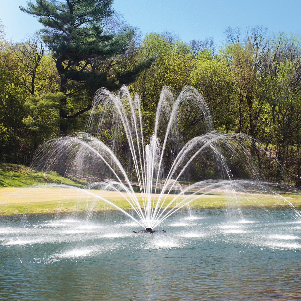 Kasco J Series Decorative Floating Fountains for Small, Medium, and Large Ponds and Lakes