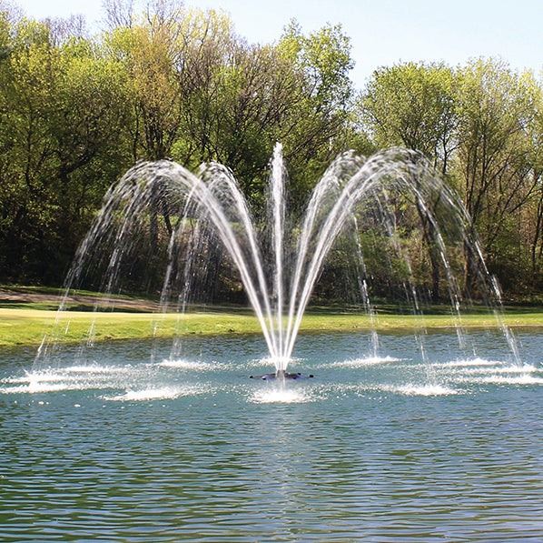 Kasco J Series Decorative Floating Fountains for Small, Medium, and Large Ponds and Lakes
