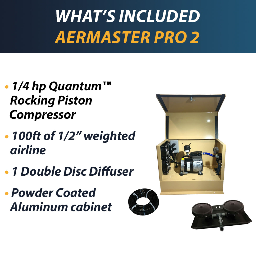 Deep Pond Electric Aerator AerMaster Pro Series