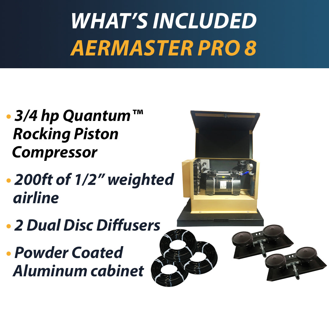 Deep Pond Electric Aerator AerMaster Pro 8