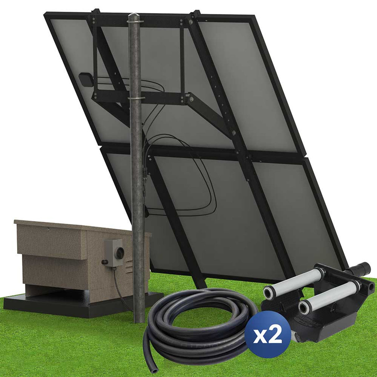 Airmax SolarSeries Battery Backup Pond Aeration System, SS20-BB