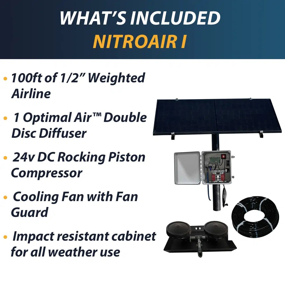 NitroAir Direct Drive Solar Aeration System