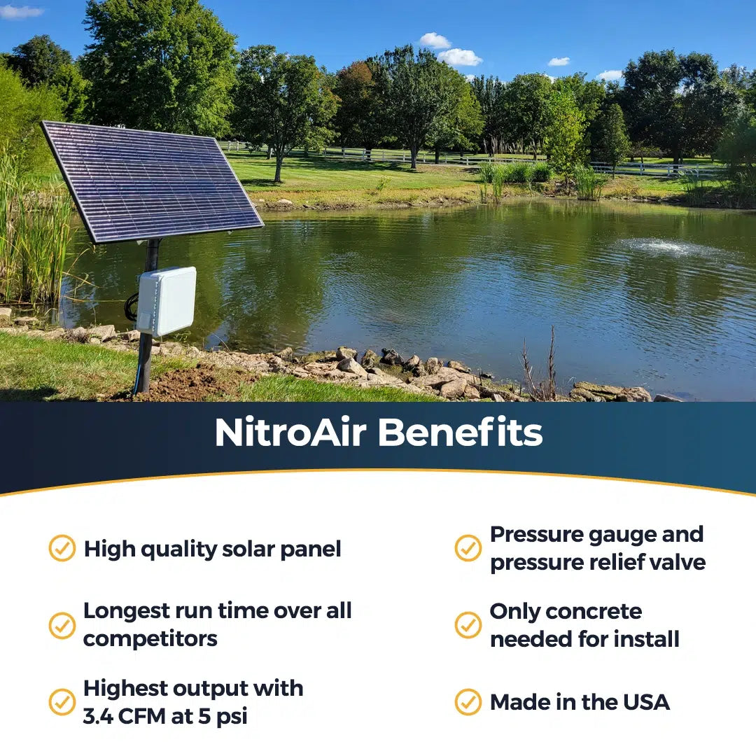 NitroAir Direct Drive Solar Aeration System