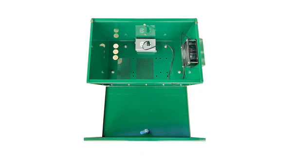 Steel Compressor Cabinet With Fan & Ground Base